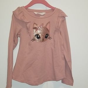H&M girls cat long sleeve